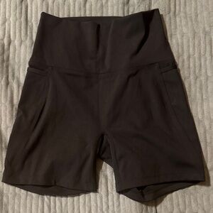Born Primitive High-Waist Black Active Shorts